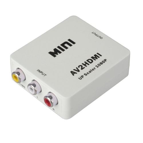 14€02 sur Adaptateur convertisseur pour RCA vers HDMI Audio - Accessoire TV  vidéo - Achat & prix