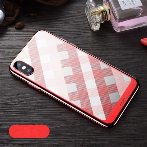 Coque en TPU souple rouge pour votre Apple iPhone XS Max