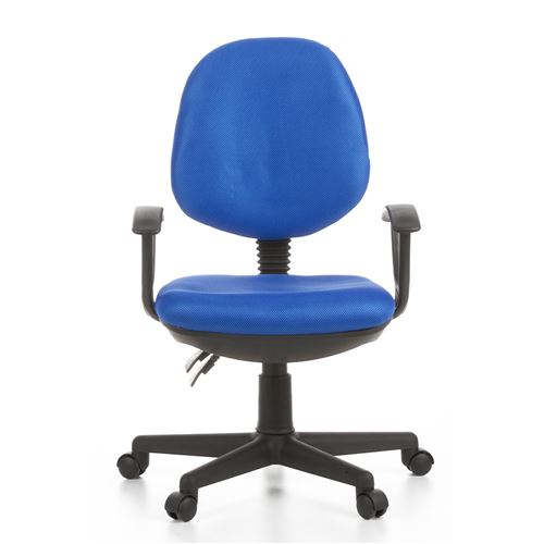 Siège de bureau / Siège pivotant CITY 20, tissu maille bleu hjh OFFICE