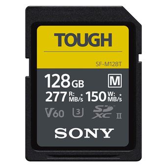 Sony carte sd tough 128 go r277/w150 - sfm-128t - 1