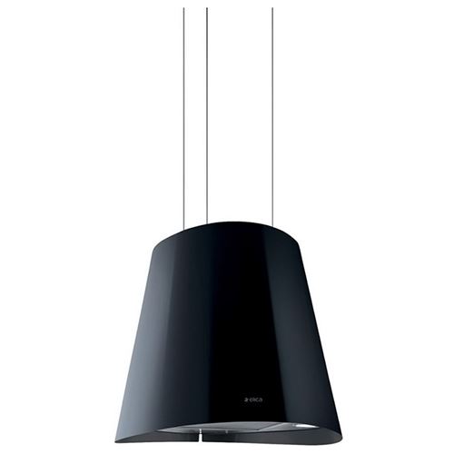 Elica Juno BK/F/51 - hotte îlot - noir