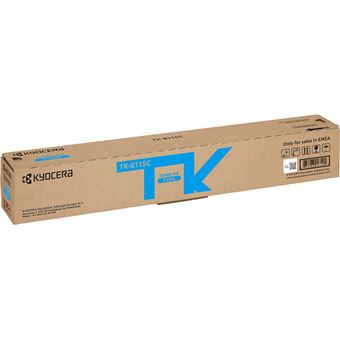 Kyocera TK 8115C - Cyan - original - cartouche de toner - pour ECOSYS M8124cidn, M8124cidn/KL3, M8130cidn, M8130cidn/KL2, M8130cidn/KL3 - 1