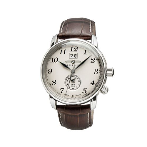 Dual Time Montre pour Hommes Zeppelin LZ127 Graf Zeppelin - 7644-5