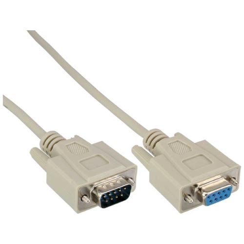 Inline Beige - Câble Série - Db-9 (M) Pour Db-9 (F) - 10 M