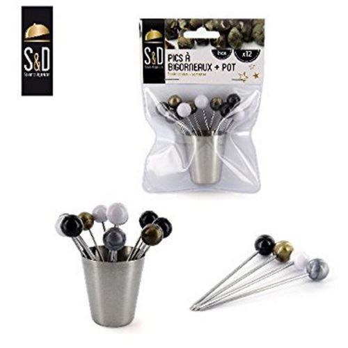 12 Pic A Bigorneaux + Pot Ustensile Cuisine