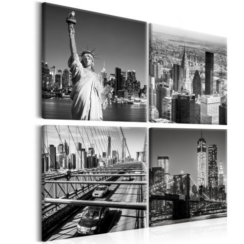 Tableau - Faces of New York .Taille : 80x80