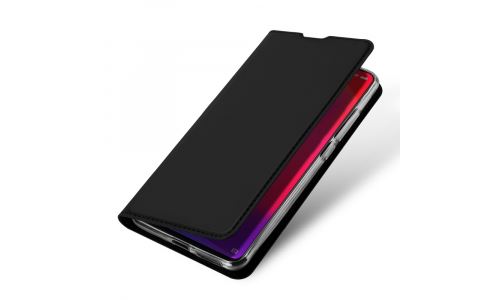 Etui folio Xiaomi Mi9T noir avec rabat latéral et fonction stand