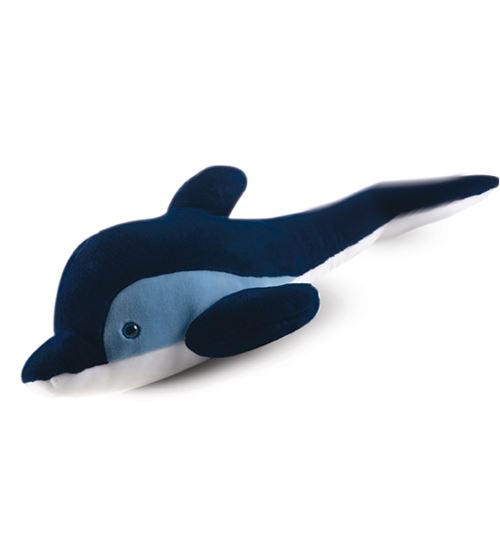 Peluche dauphin bleu géant 90 cm