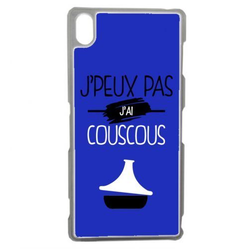 Coque transparente sony z3 j peux pas j ai couscous 12
