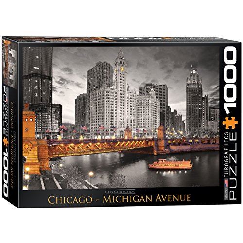 Eurographics rivière Chicago puzzle (1000 pièces)