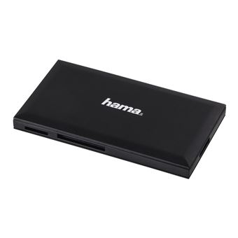Hama Lecteur Multi-Cartes USB 3.0, SD/microSD/CF/MS, Noir