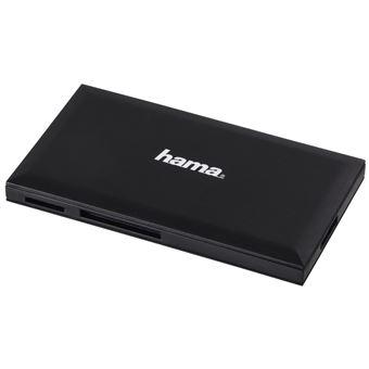 Hama Lecteur Multi-Cartes USB 3.0, SD/microSD/CF/MS, Noir