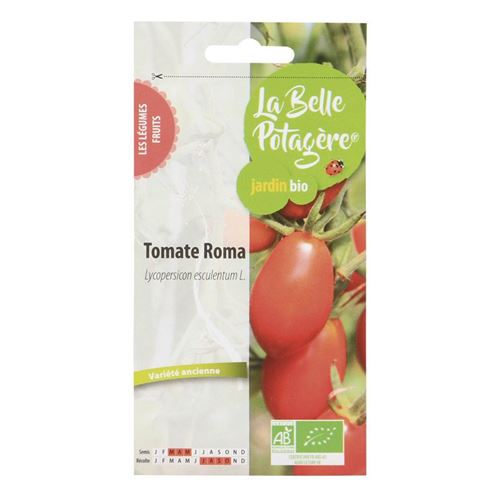 Graines à semer - Tomate Roma - 0,15 g - La Belle Potagère