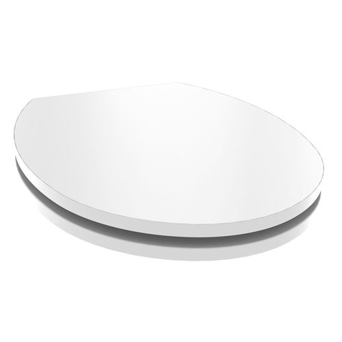 Abattant WC design Kristal - Blanc