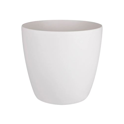 Elho Blanc Brussels Pot De Fleurs Rond Roues 47 - Ø 47 X 44 Cm - Image 1