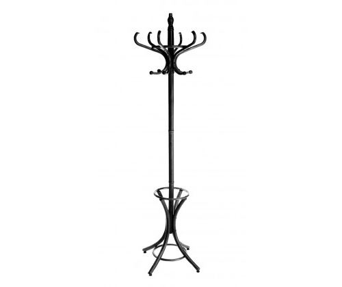 Portemanteau Perroquet en Bois Noir