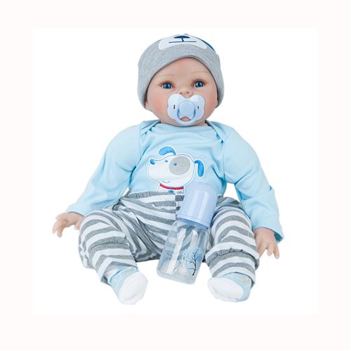 poupée réaliste bébé Reborn Silicone vinyle vêtements corps 22in - Multicolore