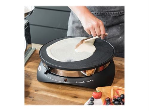 Gastroback Tibos Crepes Appliance - crêpière - noir/chrome