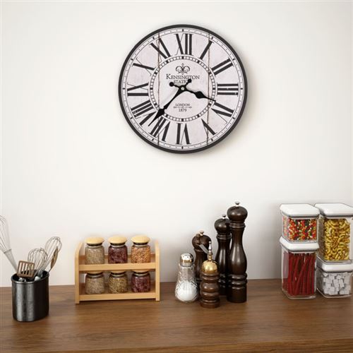 vidaXL Horloge murale vintage de cuisine Londres 30 cm