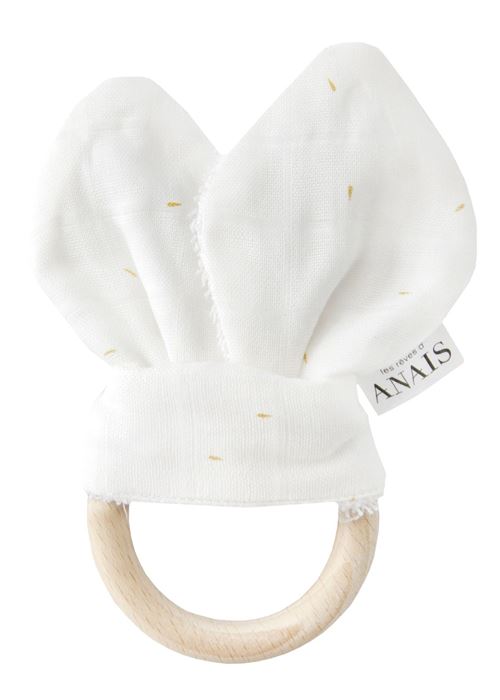 Trixie anneau de dentition Gold Blossom 17 cm coton blanc