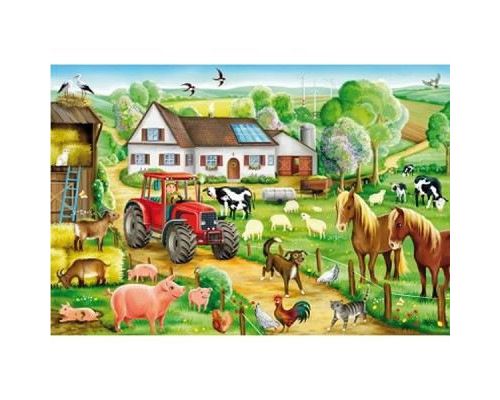 Puzzle 100 pièces - joyeuse ferme