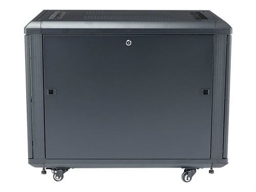 StarTech.com Armoire serveur 15U prof 800 mm - charge utile 800 kg -  coloris noir - Rack - Garantie 3 ans LDLC