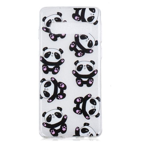 Coque en TPU impression de motifs panda pour votre Samsung Galaxy S10