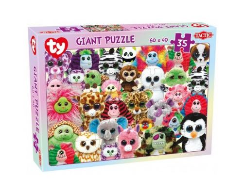 Puzzle 35 Pièces : Puzzle Géant de Sol - Ty Beanie Boos, Tactic
