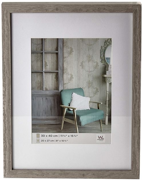 Walther Design Ea040d Stockholm Cadre Bois Gris 33 X 3 X 43 Cm