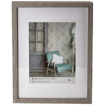 Stockholm Cadre en bois 10/ x 15/ cm Argent
