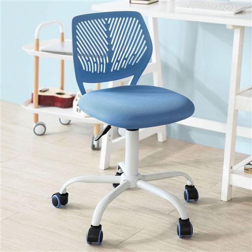Chaise de Bureau Ergonomique Fauteuil Pivotant pour Ordinateur FST64-BL SoBuy®