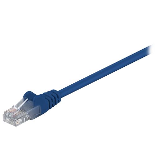 Cordon Patch RJ45 UTP CAT5e Bleu - 0,30 M