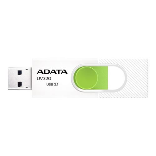 Adata Technology Blanc/Vert Clé Usb - Adata - Uv320 - 128 Go - Usb 3.1 - Image 1