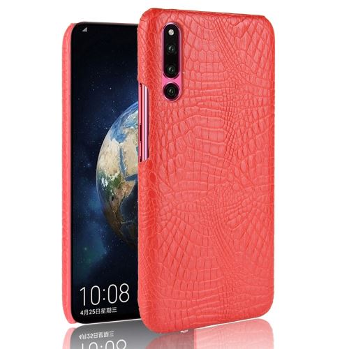 Etui en PU crocodile rouge pour votre Huawei P30