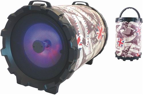 Maxi Enceinte Sans Fil Lumineuse Inovalley Multicolore