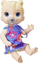 Hasbro Baby Alivepoupée bébé Sweet Sounds blond 28 cm bleu