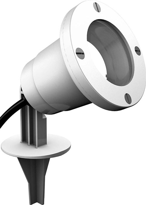 RZB zimmermann d'extérieur sur piquet avec ampoule 1 x 721680.092 ws qPaR16 projecteurs paR16/50 w spot 4010319969697