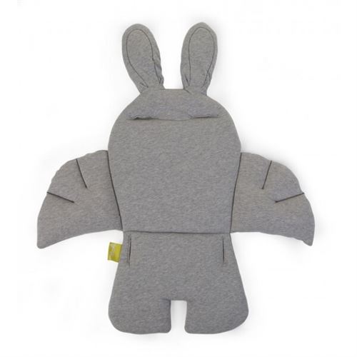 Coussin chaise haute universel lapin jersey gris - child wood