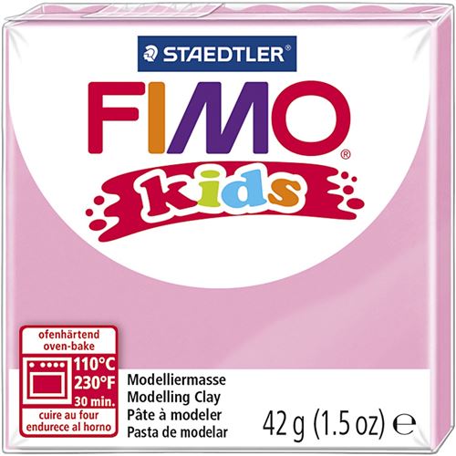 Pâte Fimo Kids 42 g - Rose - 8030.25