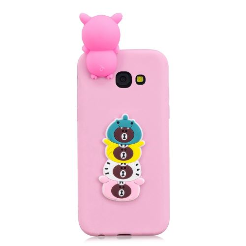 Coque en TPU poupée 3D mignonne ours en caricature pour votre Samsung Galaxy J4 Plus