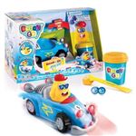 DOUGHN GO Voiture bleue et personnage en pate a modeler a creer - DP 028