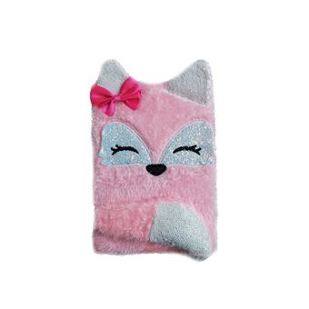 SUPVOX Carnet Trop Mignon En Peluche – 2 Pièces, Bloc Notes Tout Doux Avec Motif Renard, Parfait Pour écrire Et Dessiner, Super Cadeau Pour écolières Et Voyageurs