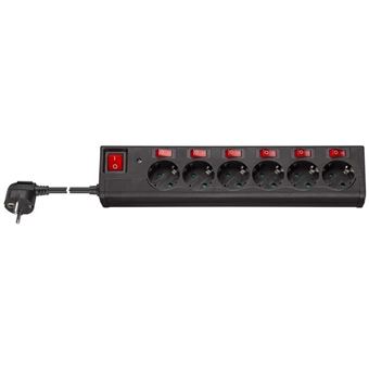 Multiprise 6 prises avec interrupteur tm electron 230 v - Électricité