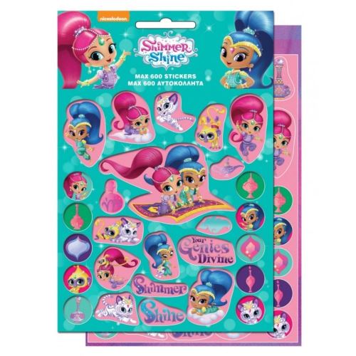 600 stickers Shimmer et Shine Disney enfant Autocollant - guizmax