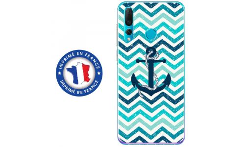 Coque souple pour Huawei P Smart (2019) avec impression Motifs ancre