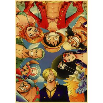 Poster One Piece Décoration Murale Anime Japonais - 42 x 30 cm