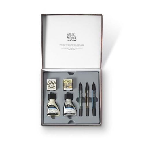 Winsor & newton coffret cadeau effet a laquarelle winsor et newton