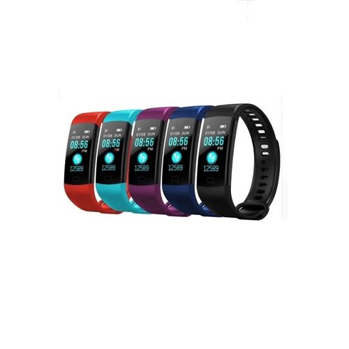 Montre Bracelet Intelligente Etanche pour Sports et Loisirs (Violet)