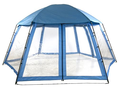 Blue Bay Pavillon de piscine type I Bleu 433 x 500 x 250 cm