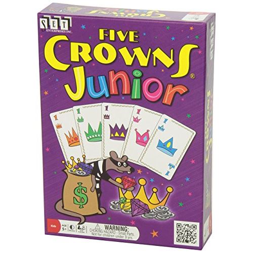 SET Enterprises Five Crowns Junior Card Game